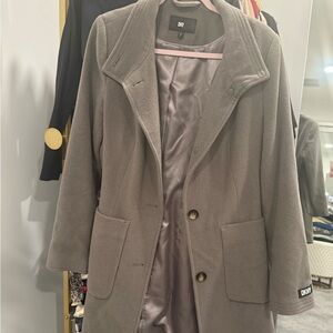 DKNY Taupe Teddy Jacket